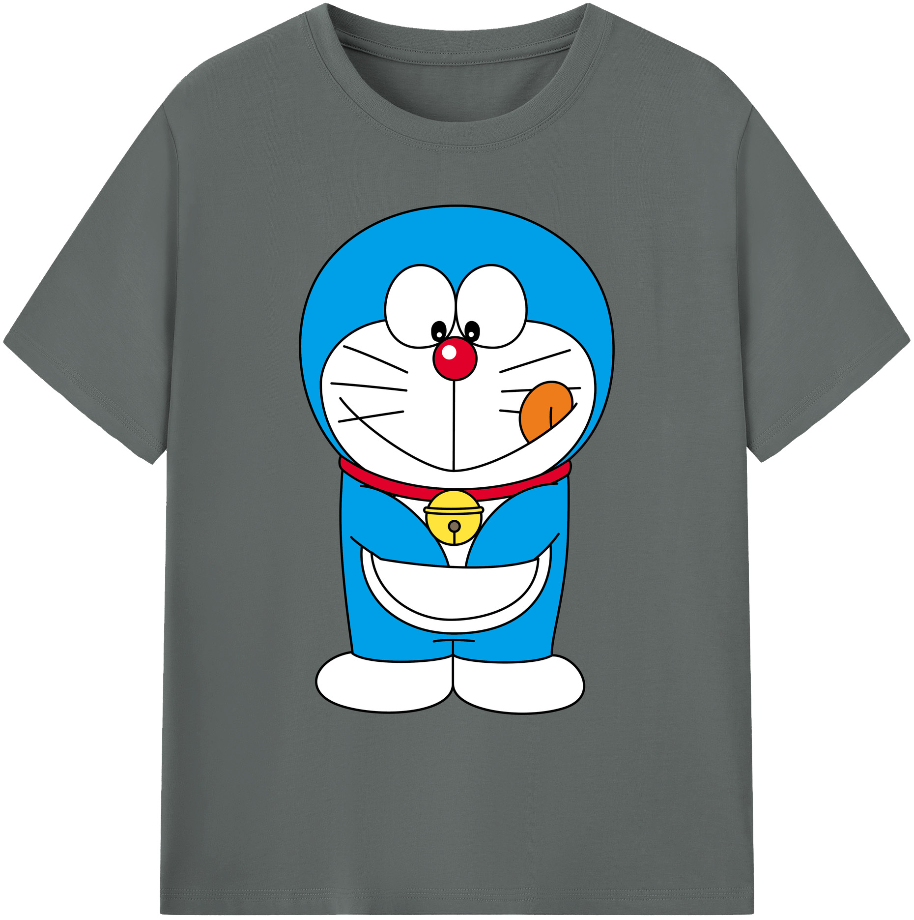 （画像用） ドラえもん Doraemon 綿100％ メンズ半袖Tシャツ｜肌触りやわらか＆通気性